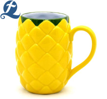 Fashion creative custom printed shape ceramic cup