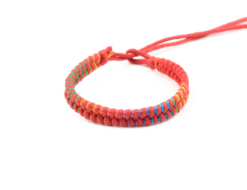 personalized woven bracelet hand made waxed cotton cord braided bracelet