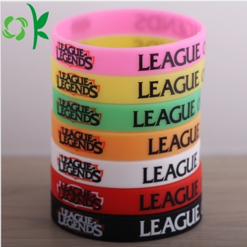 Sport WristBand Custom Printed Brand Soft Silicone Bracelet