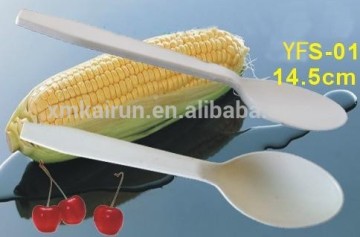 Promotional Biodegradable Spoon, Cornstarch Spoon (Size: 14.5cm)