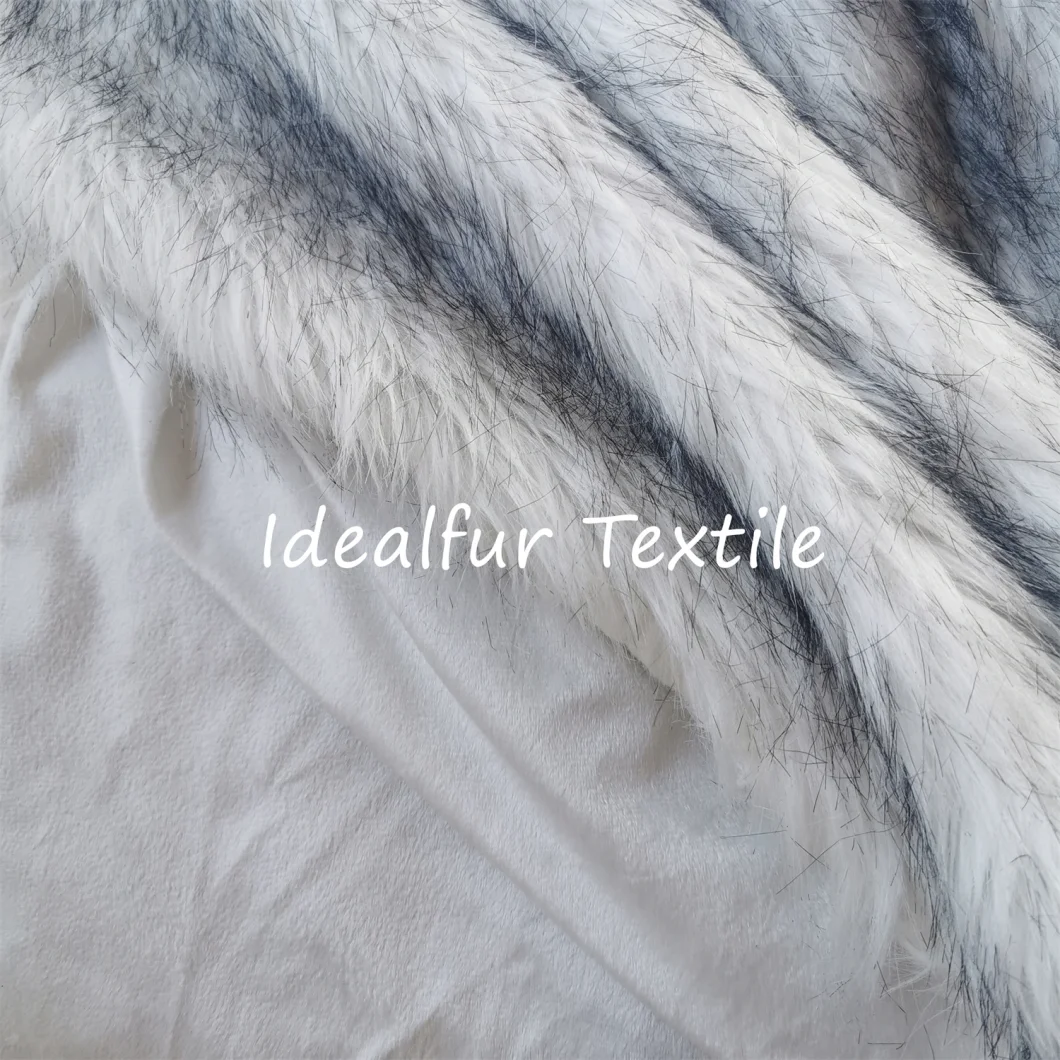Soft Long Pile Printing Fake Fur Fabric for Blanket