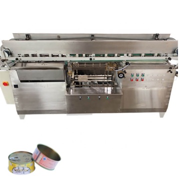 Canned Fava Beans Glue Labeling Machine for Chickpea Cans