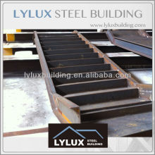 Prefabricated engineered welded heavy steel structure staircase