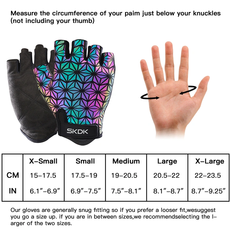 Unisex Fitness Non-Slip Wear-Resistant Gloves Sports Half-Finger Training Dumbbell Horizontal Bar Pull-UPS Riding Gloves