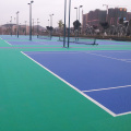 Cubierta de piso de la cancha deportiva de interior usado para el tenis