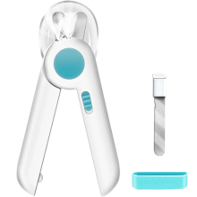 Pet nail clipper with LED light