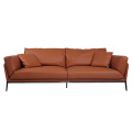 2020 Naqshad Cusub Tan Aniline Haraga Sofa