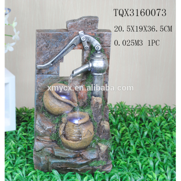 Small teapot water flow fountain home decor