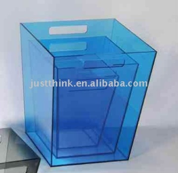 Hign-quality Acrylic Trash Can FZ-JC-06071