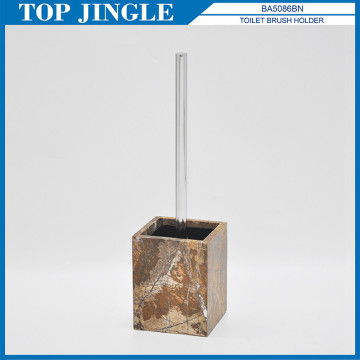Square shape Marble designer Toilet brush holder