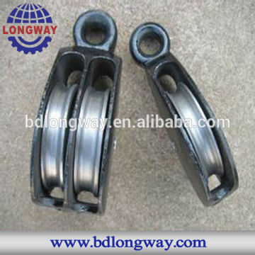 iron casting pulley wheel with textile ceramic parts
