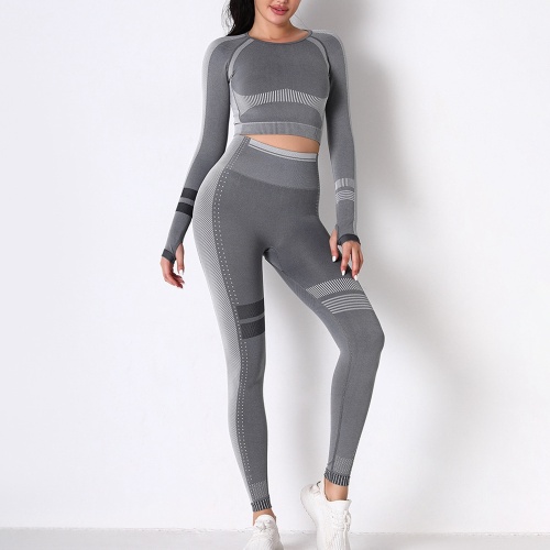 Langärmlige Activewear Yoga-Sets