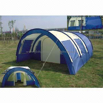 Tunel camping namioty, środki 120 + 120 + 240 x 300/280 x 210 cm