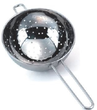 Round colander,coarse mesh- 4.0mm, s/s