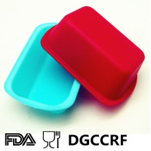 Silicone rectangle muffin cup mini cake moulds