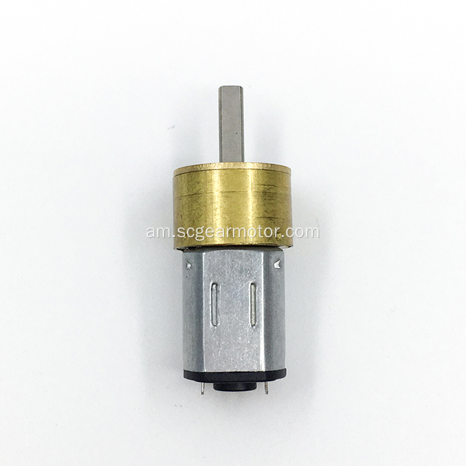 ዝቅተኛ ጫጫታ N20 DC Mini Gear Motor 5v