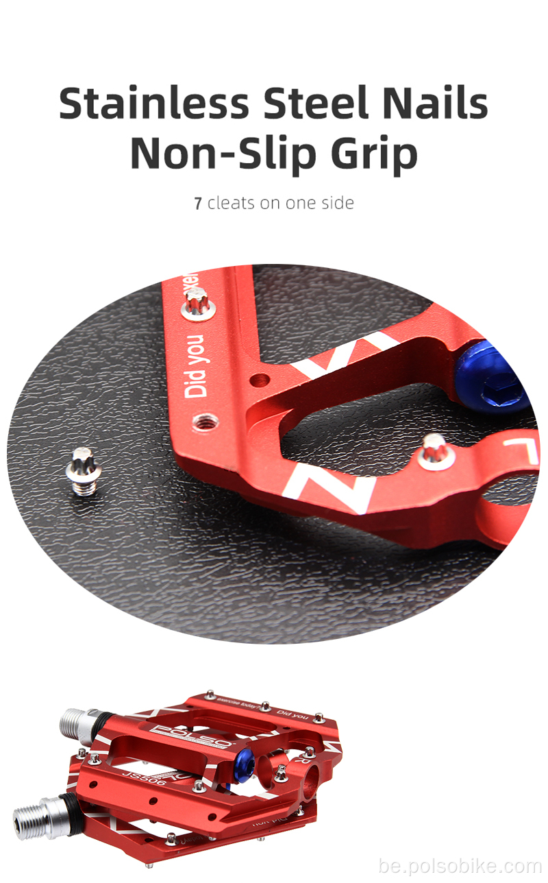 Плоскія педалі на веласіпеда