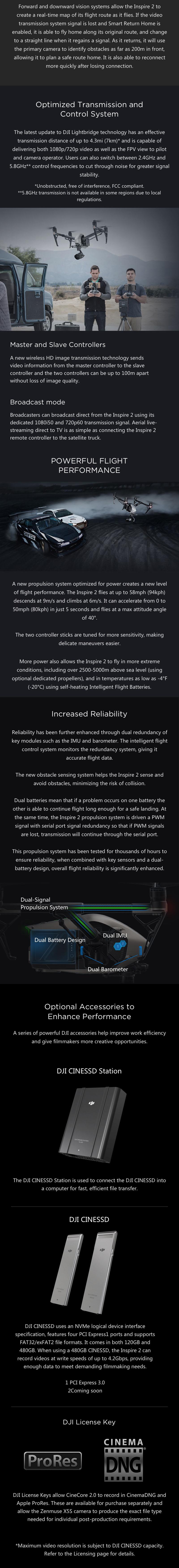 DJI Inspire 2 drone RC Helicopter