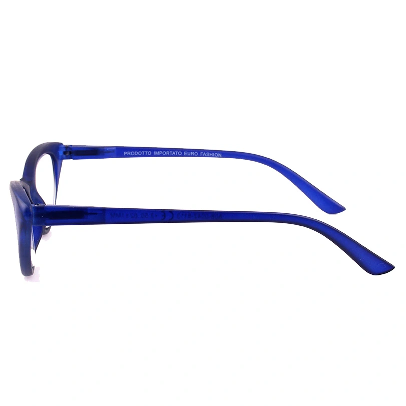 2018 Cute Cat Eye Reading Glasses with Crystal Dark Blue