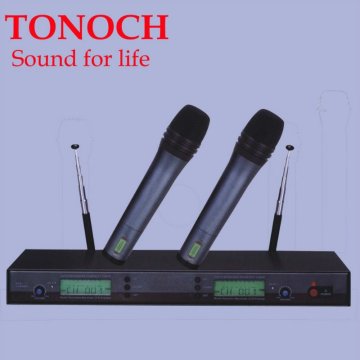 LED display UHF Wireless Microphone