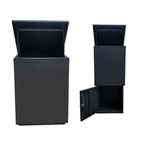 Black waterproof parcel delivery box