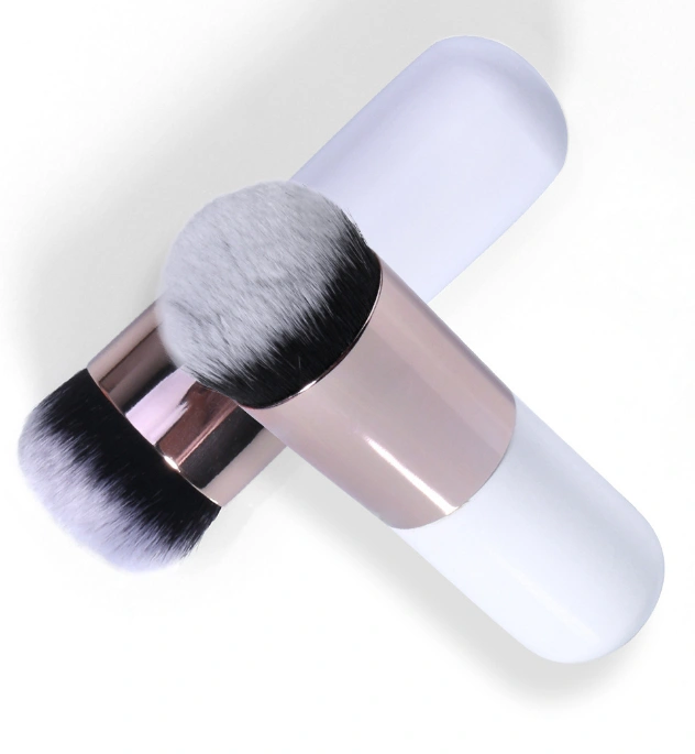 Pink Color Woooden Handle Bb Cream Makeup Brush