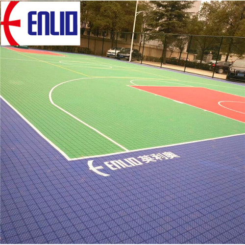 FIBA Approved Soft Flooring Basketball Interlocking Tiles