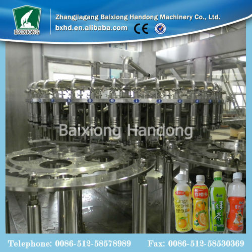 Hot juice filling machine