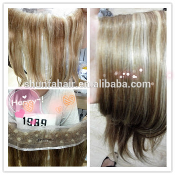 BLONDE new hair pieces for top of head/lace frontal hair pieces
