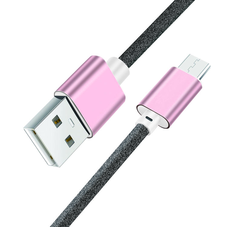 USB2.0 جودة عالية ملونة قوس قزح كابل بيانات USB لكابل بيانات usb فون