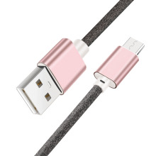 USB2.0 جودة عالية ملونة قوس قزح كابل بيانات USB لكابل بيانات usb فون