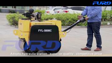 600mm Wide Compactor Vibratory Walk behind Baby Road Roller FYL-S600C