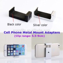 No Patent amazon bestselling Strectchable Universal Metal Cell Phone Mount Adapters for iPhone Mount,Samsung Tripod Adapter