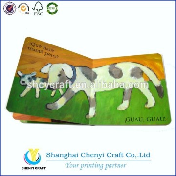 wholesale educational cardboard cartoon animal story books