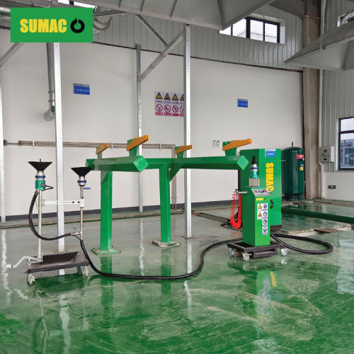 Hydraulic scrap car waste gasoline fuel drainage station