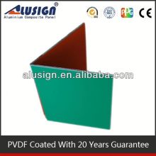 metallic embossed composite wall panel