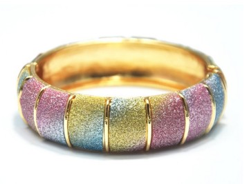 Bangle, Fashion Women Gold Alloy Hinge Crystal Bangle, Bangle Bracelet Jewelry Wholesale PT1554