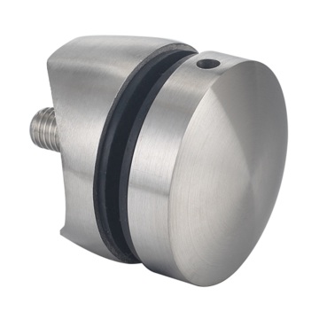 Frameless balcony handrail fixed glass railing