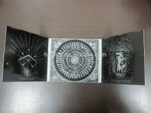 6 Panels CD Digipak Case, 750gsm Cardboad Paper, Reflect Silver, Glossy Lamination ,Clear CD Tray, Shrink Wrapping