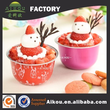 Smoothwall colorful baking disposable aluminum foil muffin container