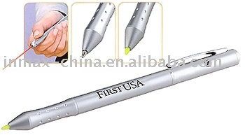 Laser Pen: PDA+ball pen+Laser 3 in1