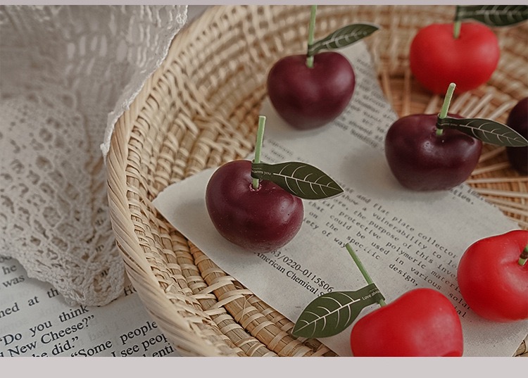 Soy Wax Cute cherry Scented Candles Party Candle