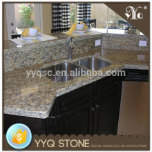 Brazilian granite giallo veneziano granite countertop kitchen island