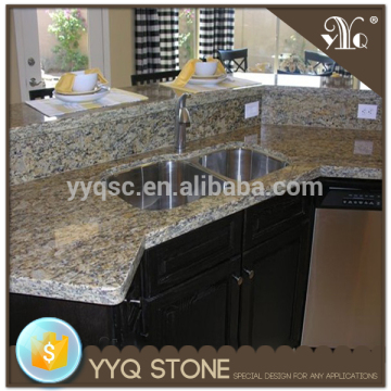 Brazilian granite giallo veneziano granite countertop kitchen island