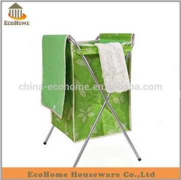 polyester material metal laundry hamper