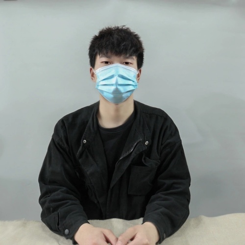 Maschera chirurgica medica monouso anti coronavirus