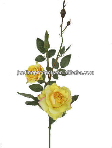 26" Silk Rose, Handmade Silk Roses,High Quality, Real Touch Silk Rose Spray, More than 15 Colors