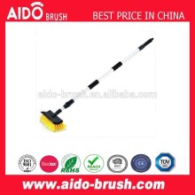 bus telescopic flow-through brush