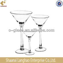 Long Stem Tall Clear Martini Glass Vase