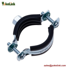 Pipe Clamp Split Ring Hanger with Rubber Lining